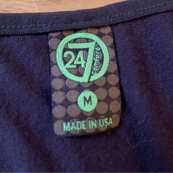 24Seven Long Sleeve Swing Style Flare Tunic Top - Picture 5 of 9